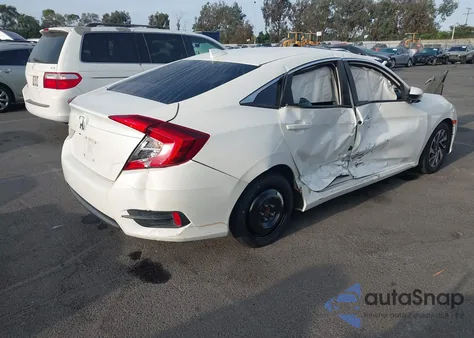 2017 Honda Civic Ex из США, поврежденный, VIN 2HGFC2F73HH539593